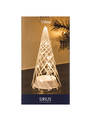 Елка светодиодная Вилма 19см белая, Sirius магазин Glossary 