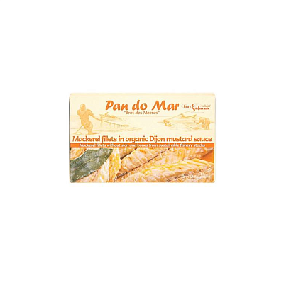 Филе скумбрии в органическом соусе из дижонсокй горчицы консервированное Pan do Mar,  магазин Glossary 