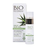 Сыворотка для лица матирующая SEBUM ALOE VERA Phytorelax магазин Glossary 