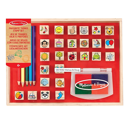 Набор штампов "Любимые вещи" Melissa&Doug магазин Glossary 