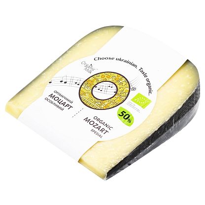 Сыр органический твердый "Моцарт" 50% Organic Milk,  магазин Glossary 
