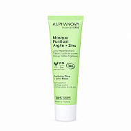 Очищающая маска с глиной и цинком для жирной и проблемной кожи PERFECT+ ALPHANOVA Thermal Care магазин Glossary 