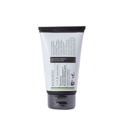 Hair 2.0 Remineralizing Pack // For All Hair Types Маска реминерализующая антиоксидантная для всех типов волос Bioearth,  магазин Glossary 