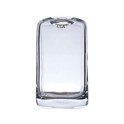 Ваза стеклянная прозрачная 24см Melt, LSA international магазин Glossary 