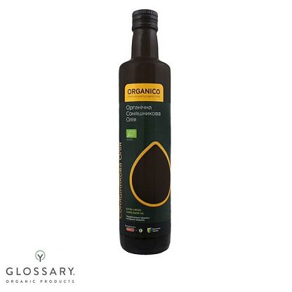 Масло подсолнечное органическое, нерафинированное ORGANICO /  магазин Glossary 