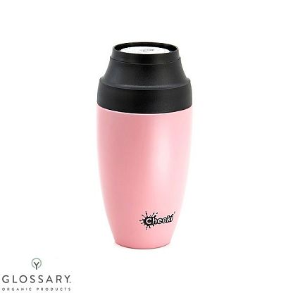 Термостакан Coffee Mugs Leak Proof Pink Cheeki,  магазин Glossary 