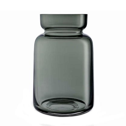 Ваза стеклянная серая 18.5см Eva Solo магазин Glossary 