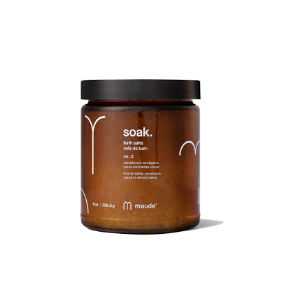 Soak no.3 eucalyptus and sandalwood - Минеральная соль для ванны - аромат №3 эвкалипт и сандаловое дерево Maude,  магазин Glossary 