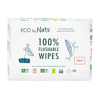 Органическая влажная туалетная бумага без запаха Eco by Naty,  магазин Glossary 