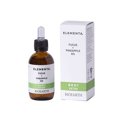 Elementa_Body FUCUS + PINEAPPLE 6% (body detox) Сыворотка-концентрат антицеллюлитная и дренажная для тела Bioearth,  магазин Glossary 