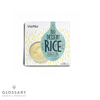 Десерт рисовый Ваниль органический Via Mia,  магазин Glossary 