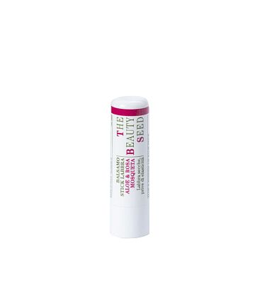 TBS LIP BALM IN STICK Aloe & rosehip oil Бальзам увлажняющий для эластичности губ Bioearth,  магазин Glossary 