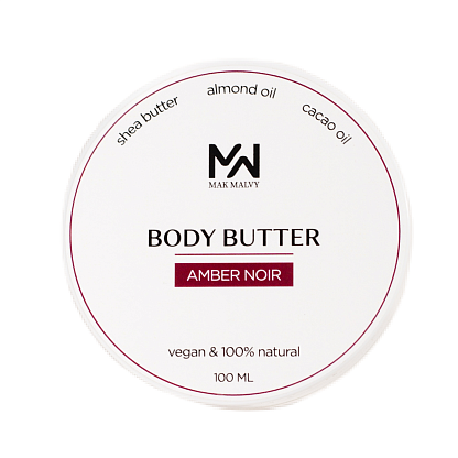 Баттер для тела Amber noir Mak Malvy,  магазин Glossary 