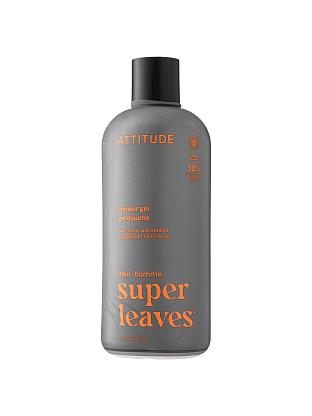 Гель для душа мужской "Пачули и Бурбон" Super leaves, Attitude магазин Glossary 