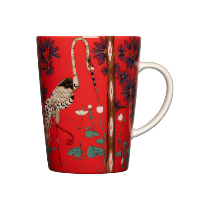 Кружка красная "15-я годовщина Taika", Iittala магазин Glossary 