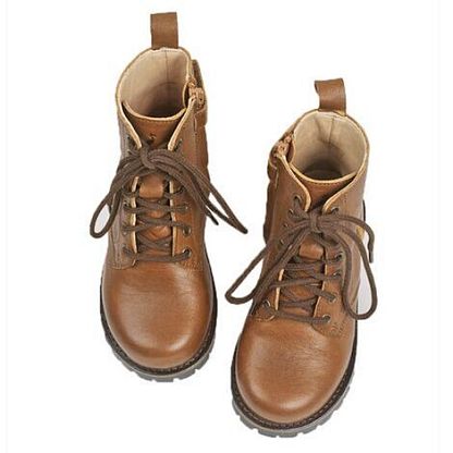 Lace-up Boot Cognac kids Petit Nord,  магазин Glossary 