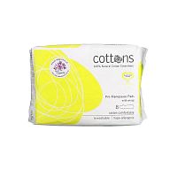 Прокладки для пре-менопаузы с крылышками Cottons Pre-Menopause Pads,  магазин Glossary 