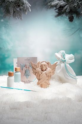 Новогодняя благотворительная игрушка "Серафим" магазин Glossary 