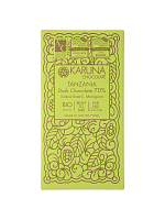 Шоколад черный Танзания 70%, Karuna chocolate магазин Glossary 
