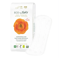 Органические ежедневные прокладки Large Eco by Naty  магазин Glossary 