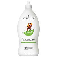 Средство для мытья посуды "Зеленое яблоко и базилик" Attitude /  магазин Glossary 