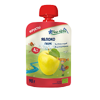 Фруктовое органическое пюре яблоко Fleur Alpine /  магазин Glossary 