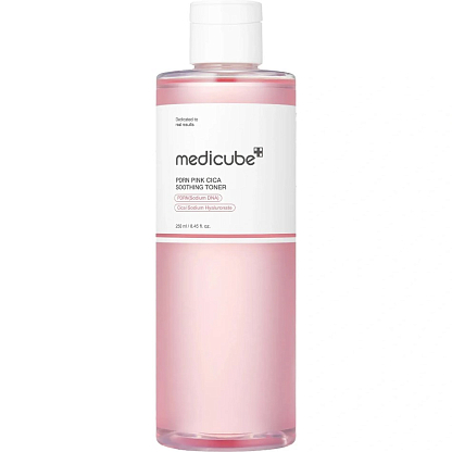 Успокаивающий тонер с полинуклеотидами и центеллой Medicube PDRN Pink Cica Soothing Toner магазин Glossary 
