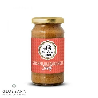 Горчица сладкая органическая Münchner Kind'l / магазин Glossary 