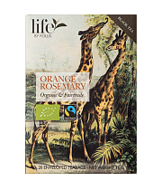 Чай черный "Апельсин-Розмарин" органический Life by Follis магазин Glossary 