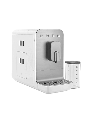 Кофемашина автоматическая с автоматическим капучинатором, белая матовая, SMEG магазин Glossary 
