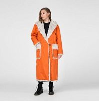 Orange шуба из конопляного меха, длинная (one size) DevoHome,  магазин Glossary 