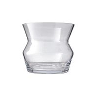 Ваза стеклянная прозрачная 23см Sculpt, LSA international магазин Glossary 