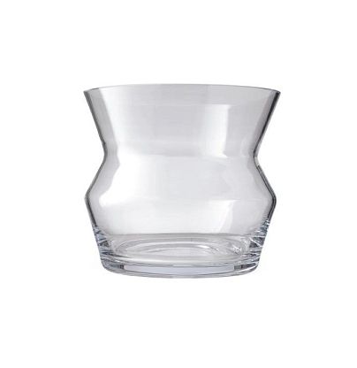 Ваза стеклянная прозрачная 23см Sculpt, LSA international магазин Glossary 