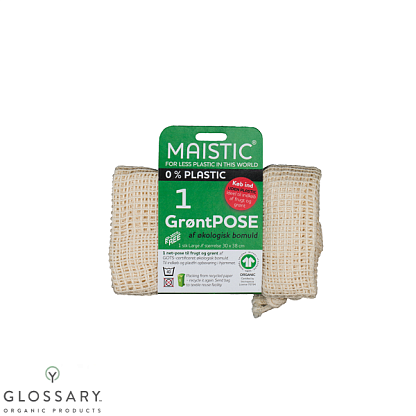 Сумка из хлопка Fruit'n'Veggie reusable bag - Размер L Maistic,  магазин Glossary 