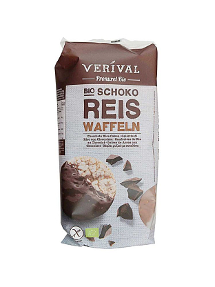 Вафли рисовые с шоколадом органические Verival магазин Glossary 