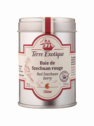 Сычуанский перец из провинции Сычуань (Китай) Terre Exotique,  магазин Glossary 