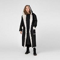Black шуба из конопляного меха, длинная (one size) DevoHome,  магазин Glossary 