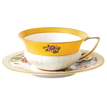 Чашка с блюдцем "Primrose"  Wonderlust, Wedgwood магазин Glossary 