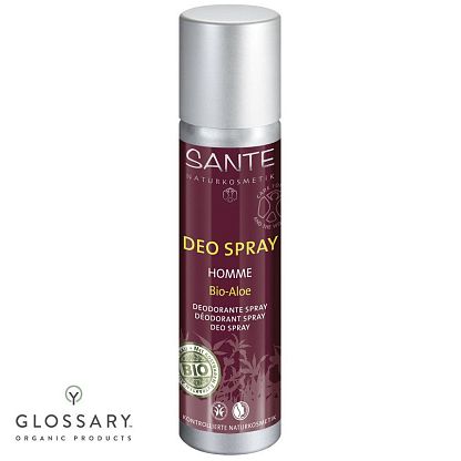 БИО-дезодорант-спрей для мужчин Алоэ Sante магазин Glossary 