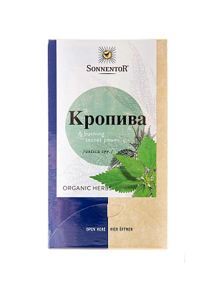 Чай травяной Кропива пакет. Sonnentor,  магазин Glossary 