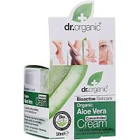 Успокаивающий и восстанавливающий крем из алоэ вера Dr.Organic магазин Glossary 