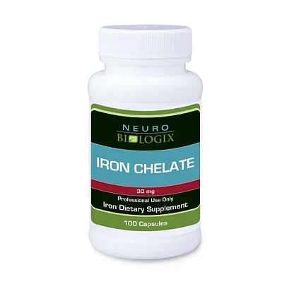 Iron chelate / Хелатное железо 30мг Neurobiologix магазин Glossary 