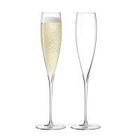 Набор бокалов для шампанского Флют 200мл (2шт в пак), LSA international магазин Glossary 