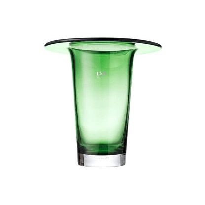 Ваза стеклянная зеленая 26см Victoria, LSA international магазин Glossary 