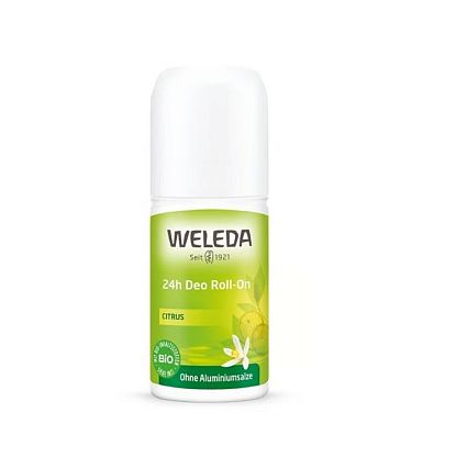 Дезодорант Цитрус Roll-On 24 часа Weleda магазин Glossary 
