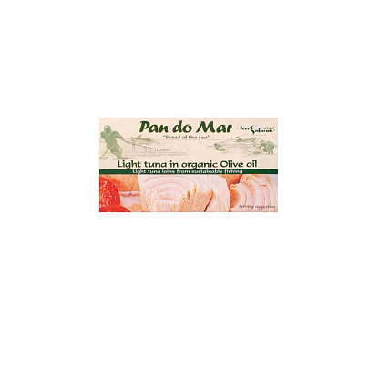 Тунец полосатый в органическом оливковом масле Pan do Mar,  магазин Glossary 
