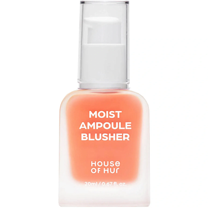 Увлажняющие жидкие ампульные румяна House of Hur Moist Ampoule Blusher 11 Peachy Muse магазин Glossary 
