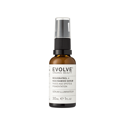 Сыворотка для лица с ресвератролом и ниацинамидом Evolve Organic Beauty,  магазин Glossary 