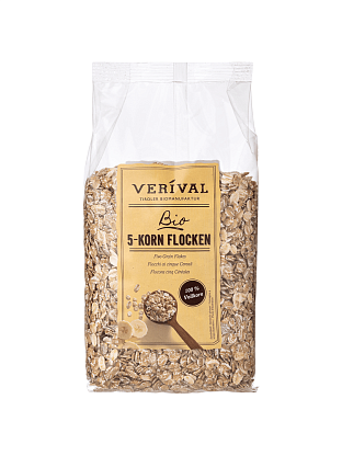 Хлопья из 5 видов зёрен органические Verival магазин Glossary 