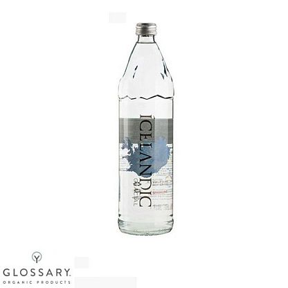Вода питьевая родниковая газированная стекло Icelandic Glacial, магазин Glossary 